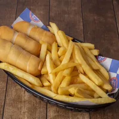 TEQUE PAPA (250 GRS PAPA + 3 TEQ COCTEL + 1 SALSA MEDIANA)