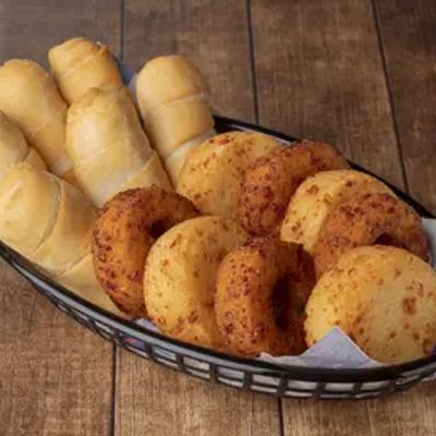 TEQUE MIX (6 COCTEL+4 MANDOCA+4 AREPITA +SALSA PEQ)