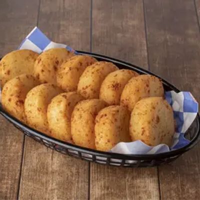 AREPITAS DE QUESO 12 UND + 1 SALSA MEDIANA