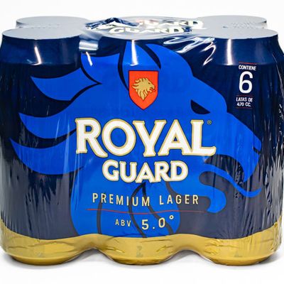 Cerveza Royal Guard   Lata 470cc PACK 6 