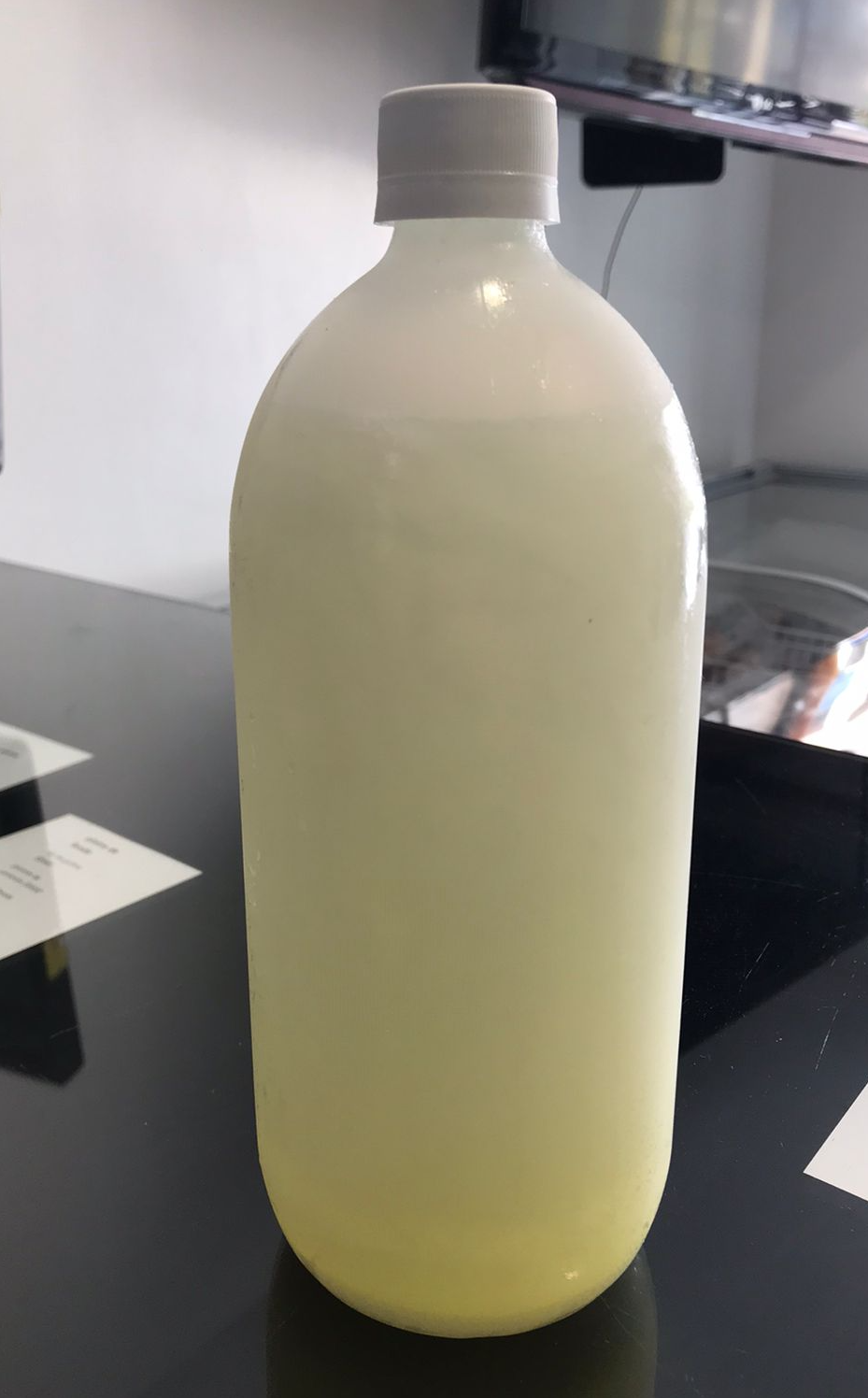 Pisco sour con limón de pica