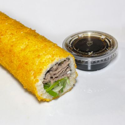 Handroll Carne de res/Cebollín