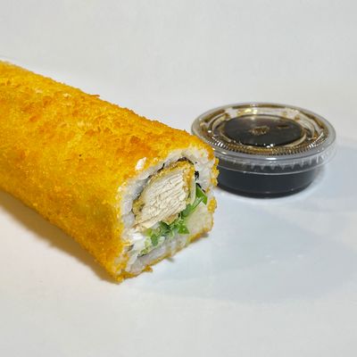 Handroll Pollo plant based/Cebollín 