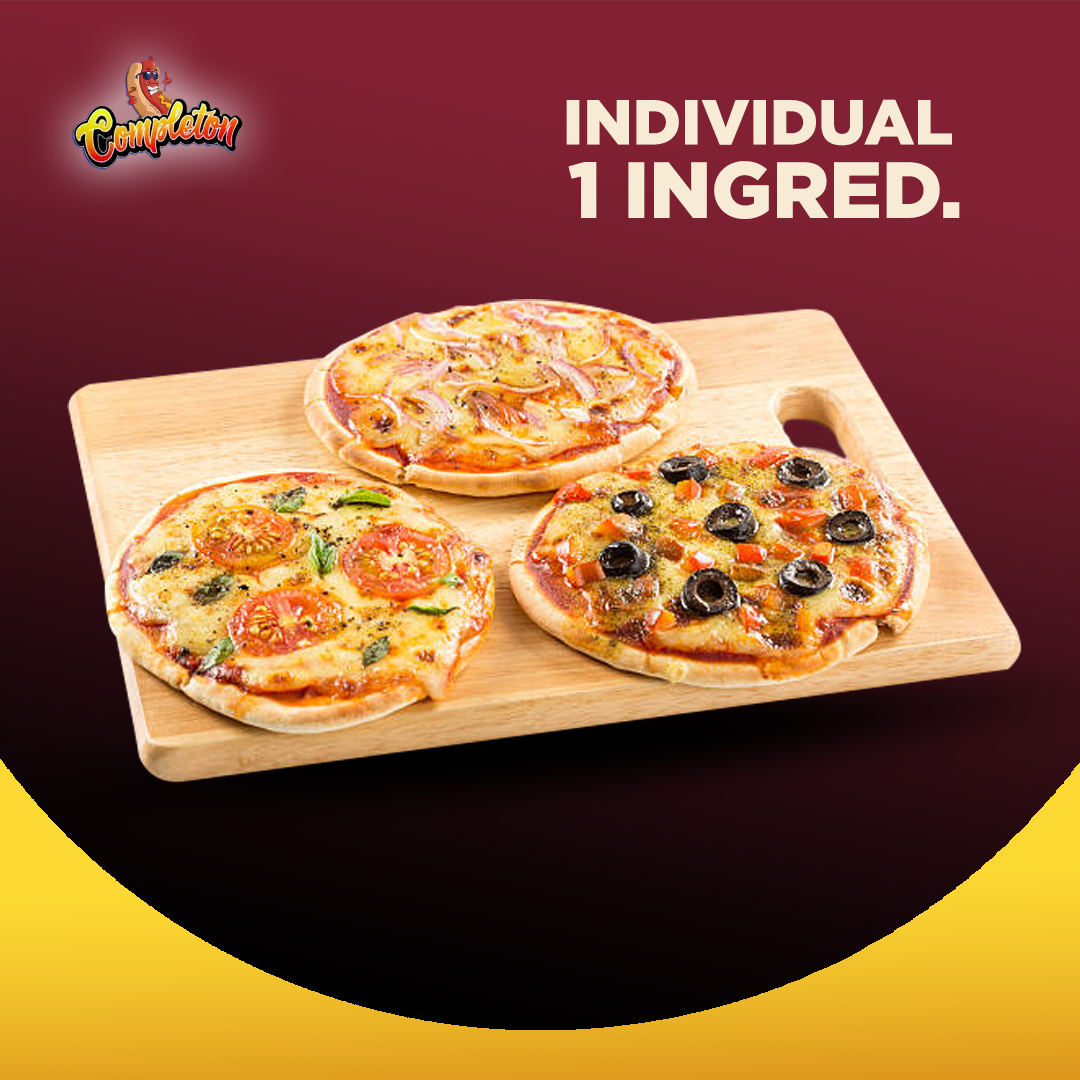 Pizza Individual 1 Ingredientes A Elección (masa prefabricada)
