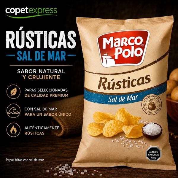 Rusticas sal de mar 185 gr