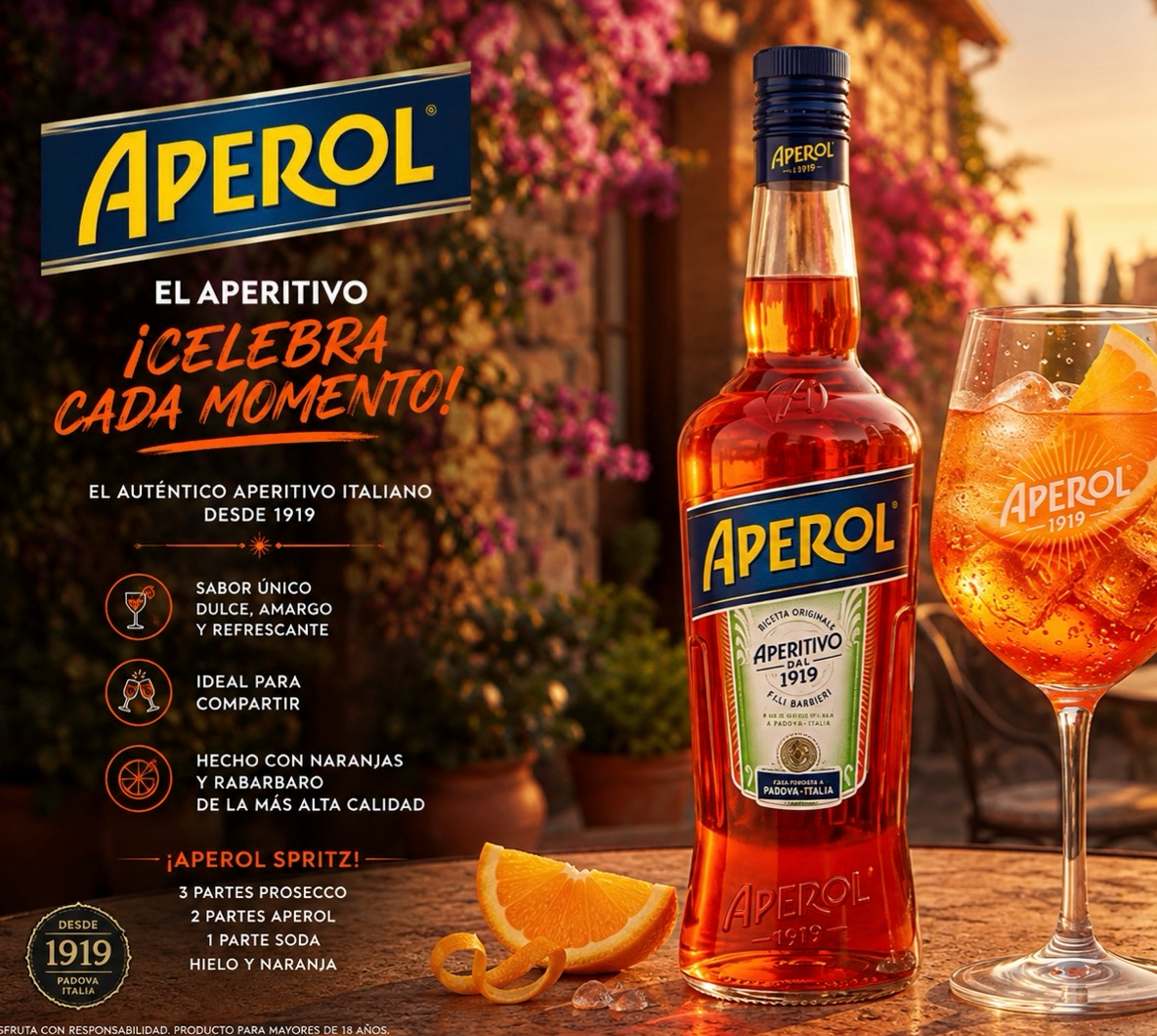 Aperol 750 cc