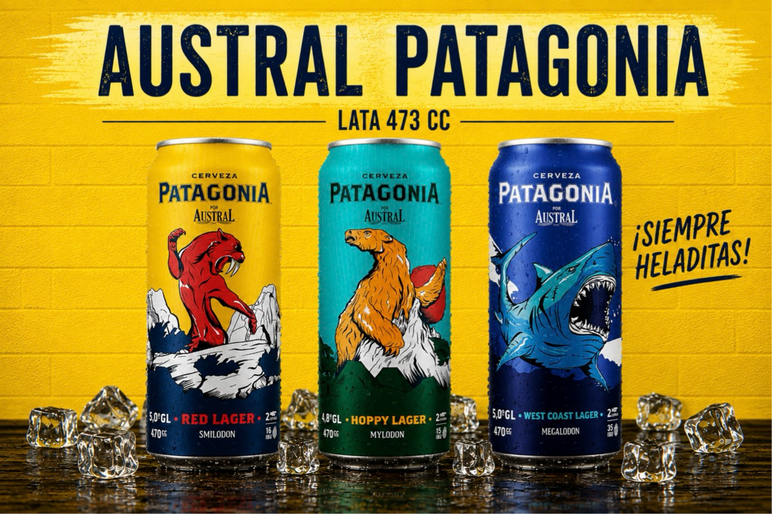 Austral Patagonia lata 473 cc 