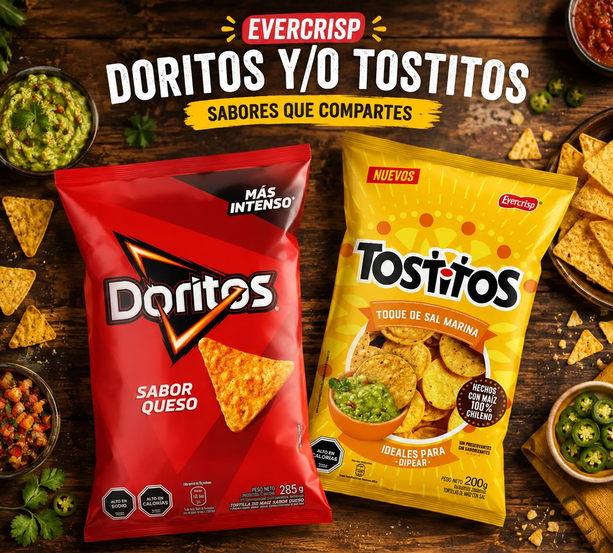 Doritos y/o Tostitos Evercrisp