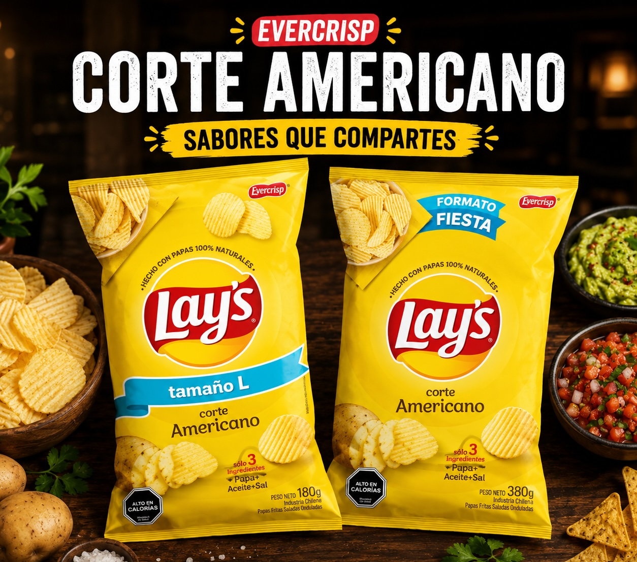 Lay´s corte americano 
