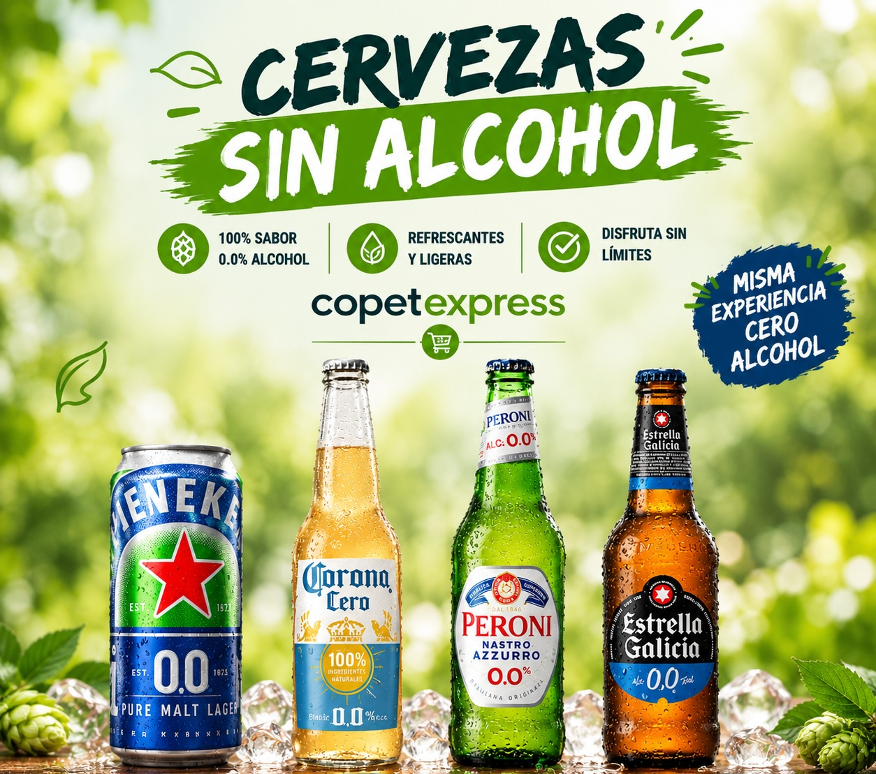 Cervezas sin alcohol