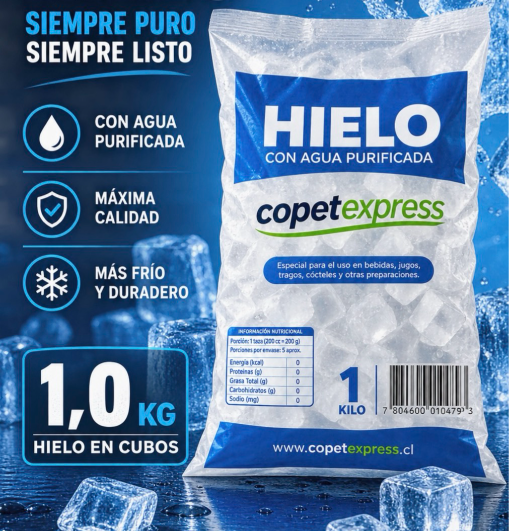 Hielo 1,0 kg