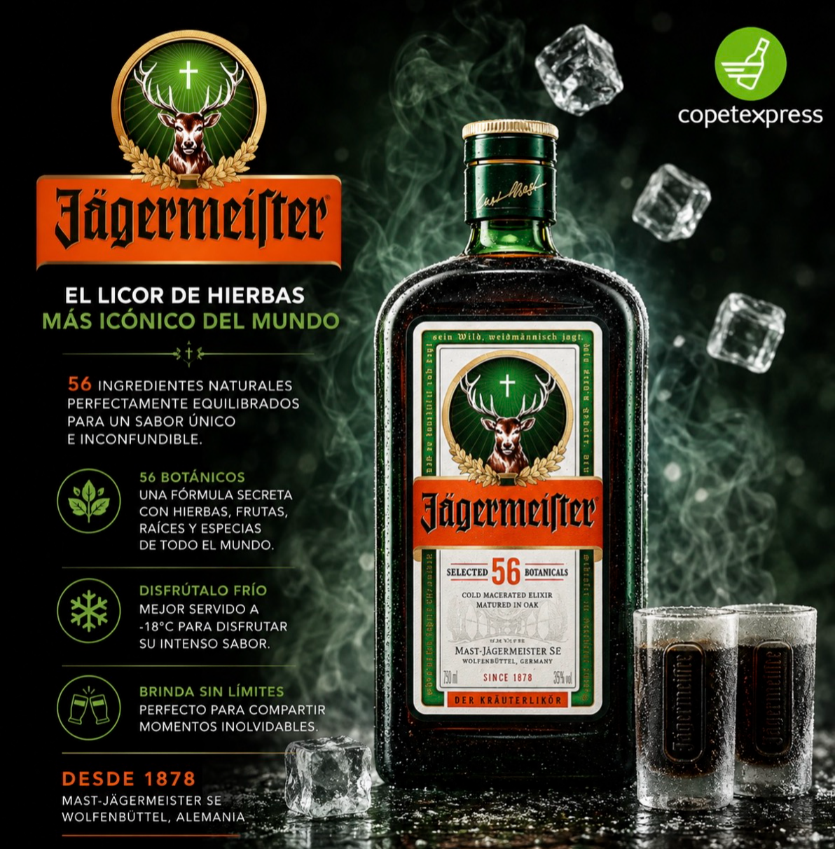 Jagermeister 750 cc