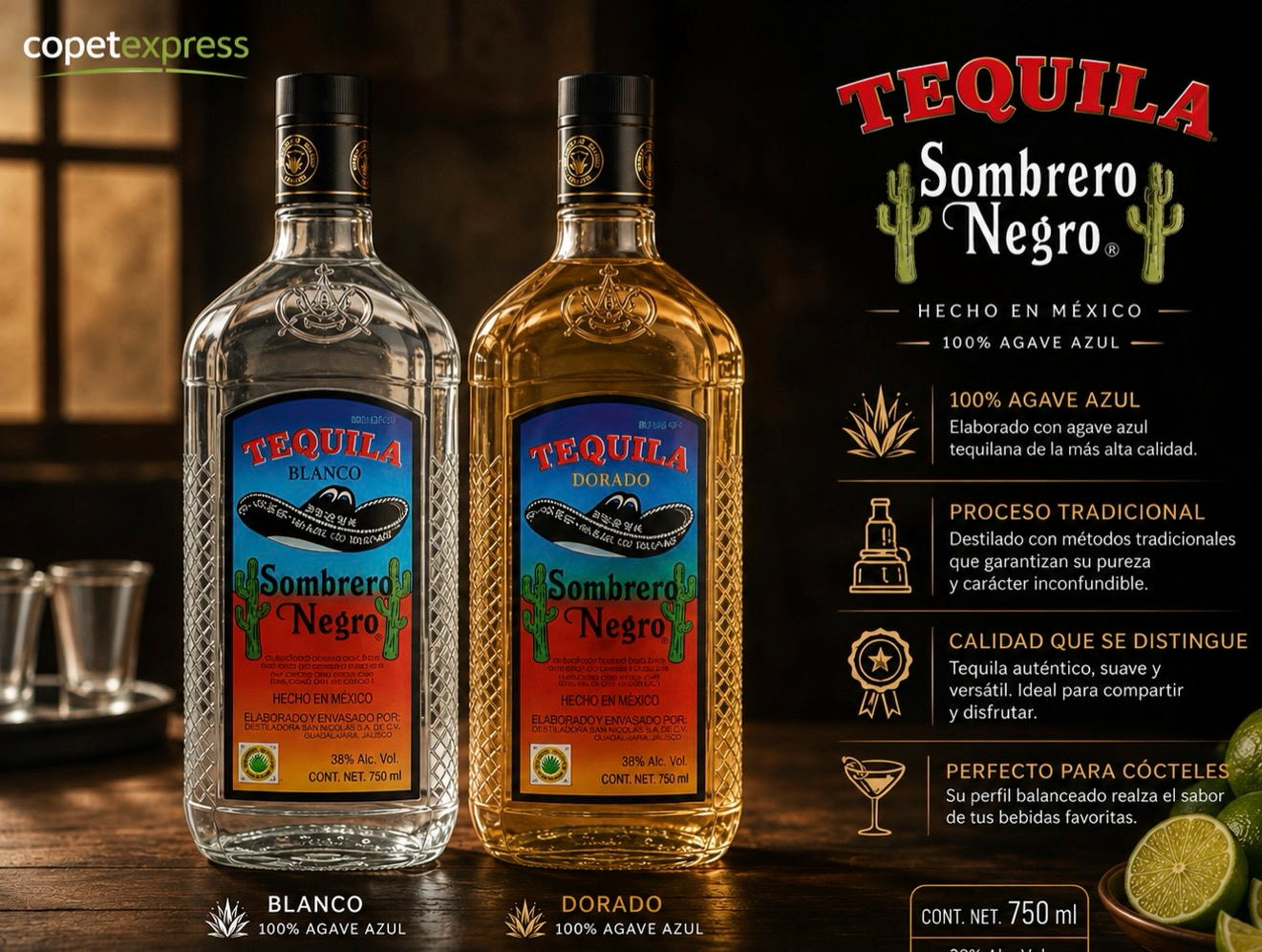 Tequila Sombrero 750 cc