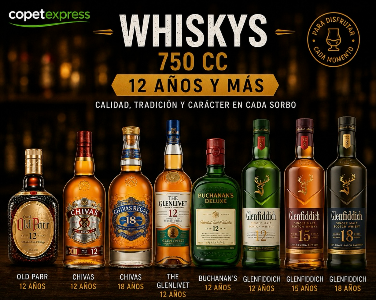 Whisky 12 años y más