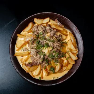 Papas Mechadas Cheddar Go