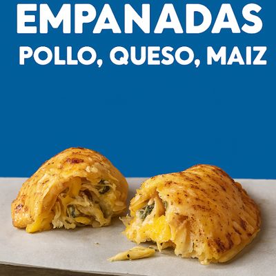 Empanadas x3 de  Pollo, Queso, Maiz