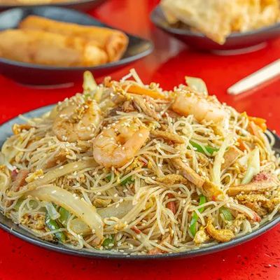 FIDEOS DE ARROZ A LA SINGAPUR