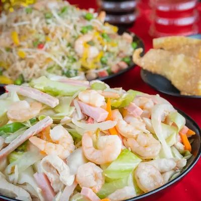 CHOP SUEY ESPECIAL CON CAMARONES