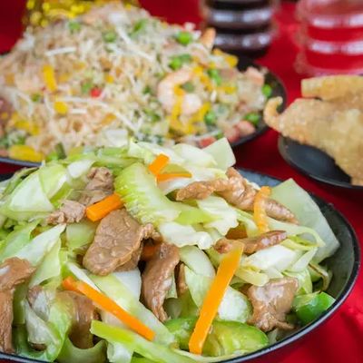 CHOP SUEY CON CARNE