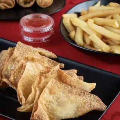 WANTON FRITO RELLENO DE CAMARON