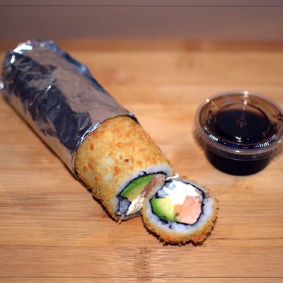 Handroll Salmón Tempura