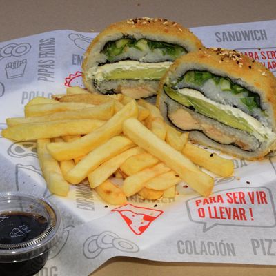 Sushi Burguer Pollo-Nuez