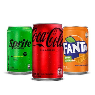 Bebida Variedades 220ml Lts Linea Coca Cola