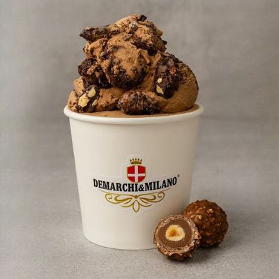 Helado Ferrero Rocher (Gianduja)