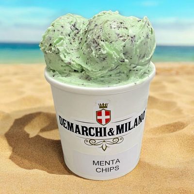 Helado Menta Chips