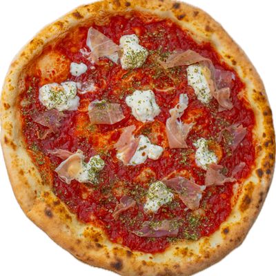 Pizza Prosciutto e Stracciatella