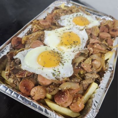Chorrillana de Carne + 2 Baby Italianos