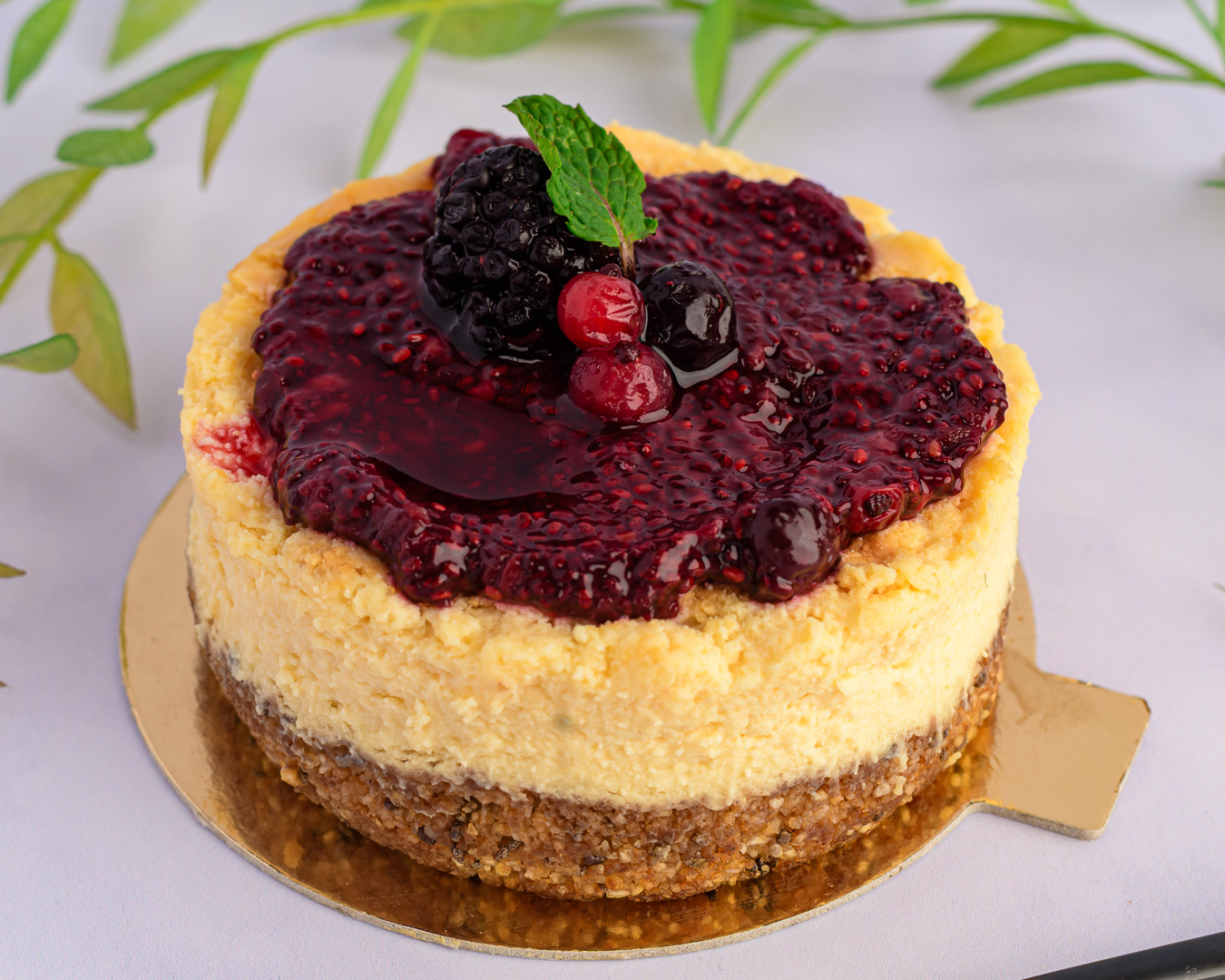 Cheesecake Frutos Rojos Keto