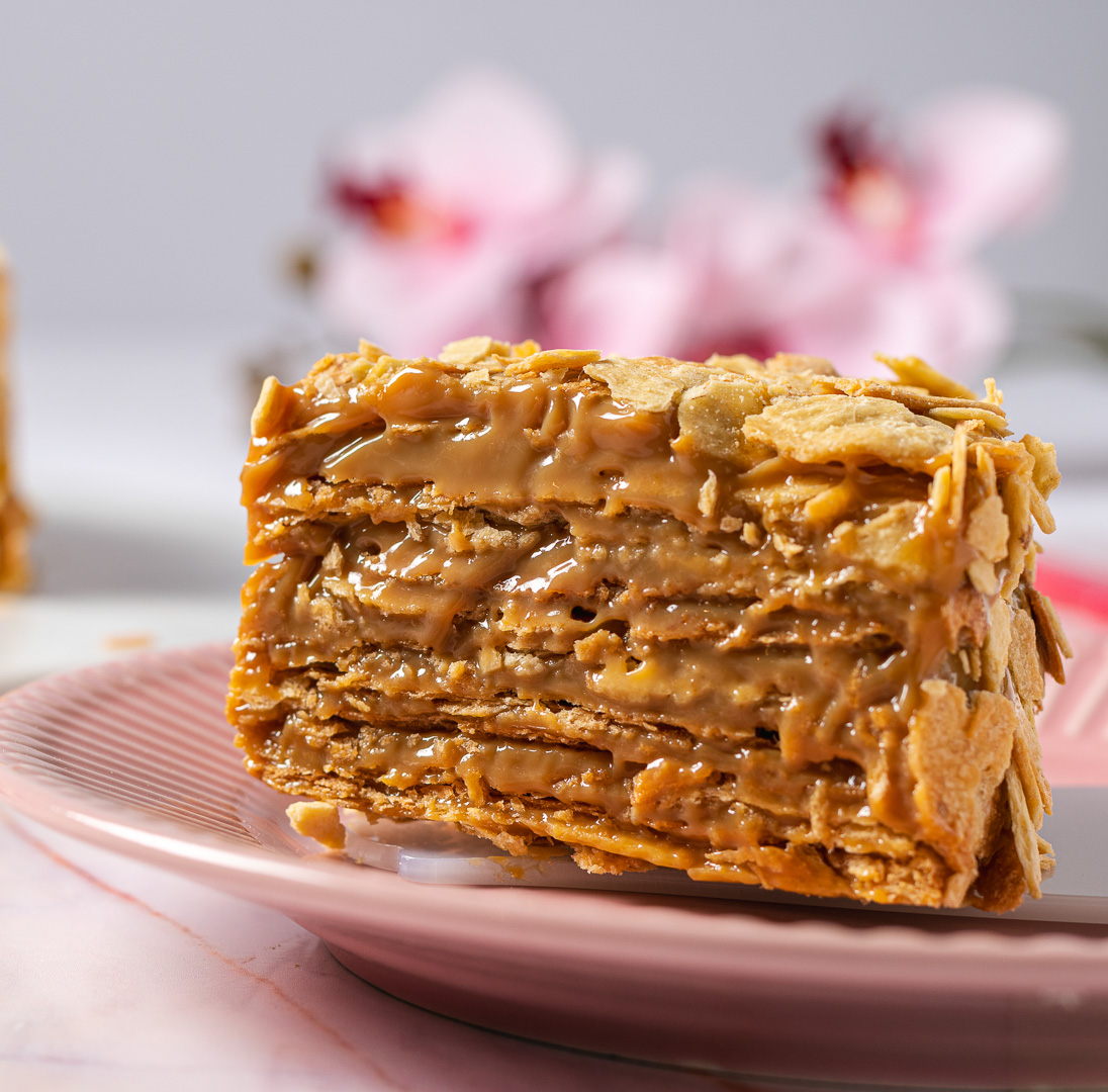 Torta Chilena c/ Leche condensada cocinada
