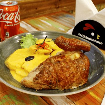 Huancaína brasa + bebida