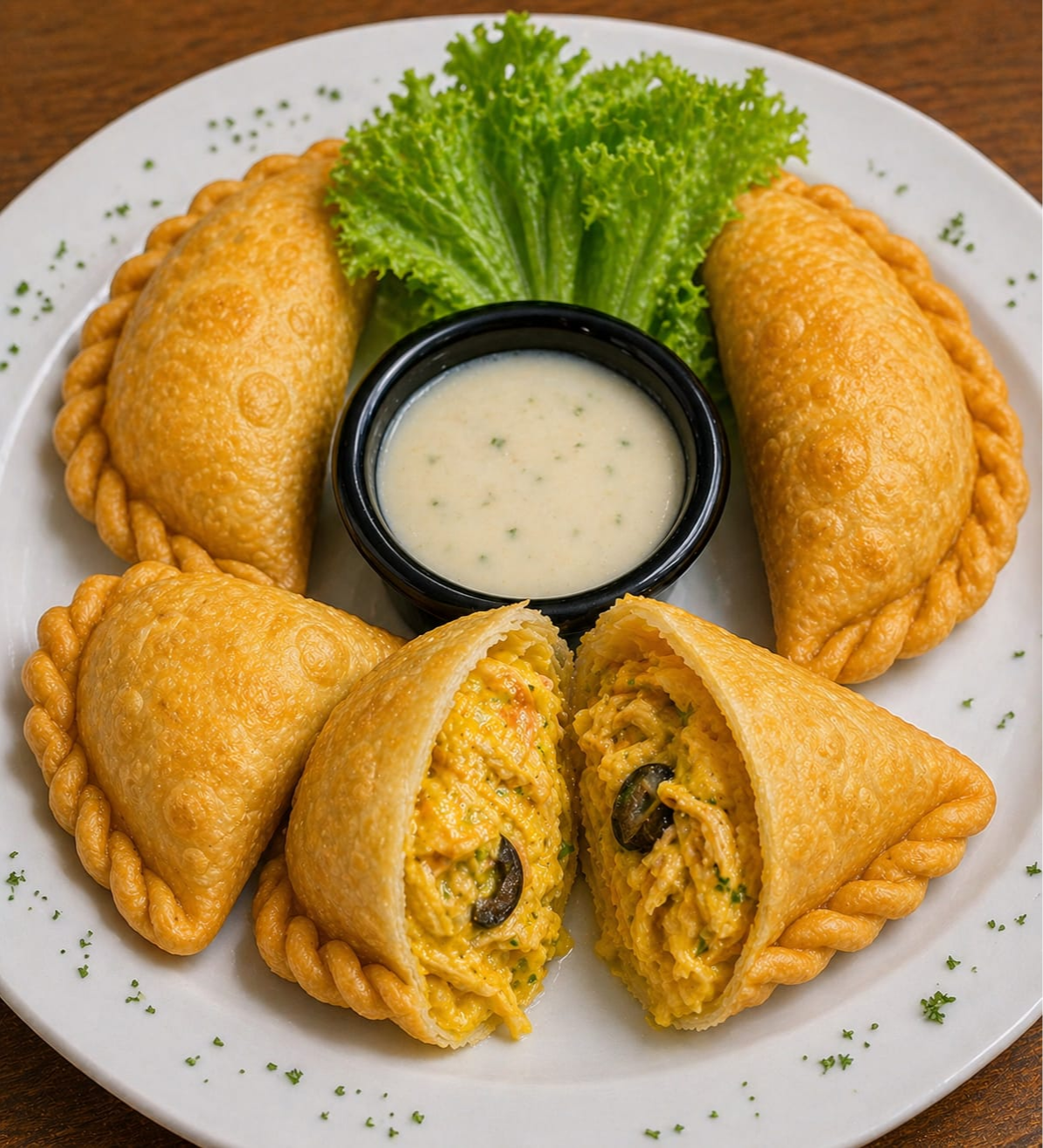 Empanadas de aji de gallina ( 4 unid )