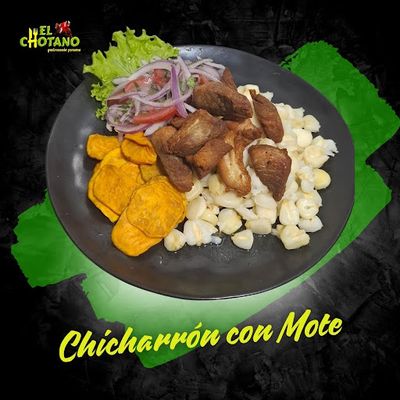 CHICHARON CON MOTE