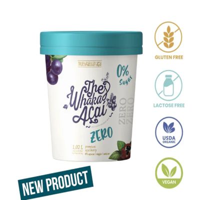 Acaí orgánico con Guaraná zero azúcar azúcar  1,02 LT