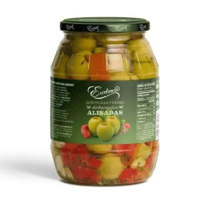 Aceituna verde deshuesada 800 gr
