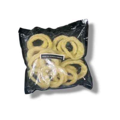 Aro de cebolla natural rebozados 300 grs.