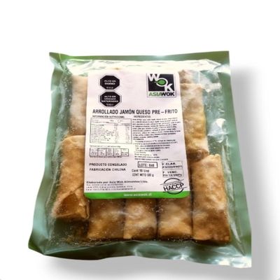 Arrollado Jamon queso pre frito 10 Unidades