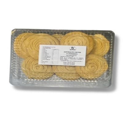 Bandeja 8 churros espirales