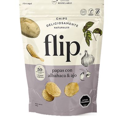 Chips Papas Ajo y Albahaca