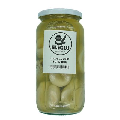 Locos Cocidos frasco grande 12 unid.