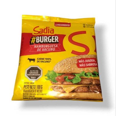 Hamburguresa de vacuno 100 grs