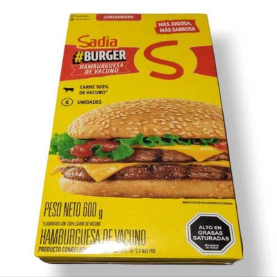 Hamburguresa de vacuno caja 6 und