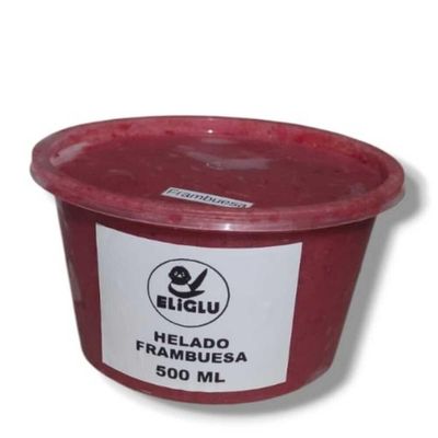 Helado frambuesa grande