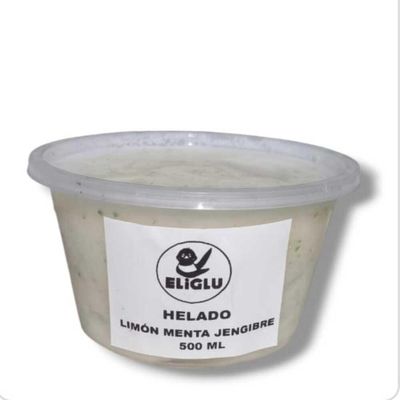Helado Limón Menta Jengibre Grande