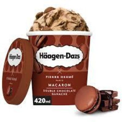 Helado macarron doble chocolate  Grande H.Dazs