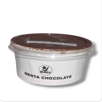Helado menta chocolate con hojas 170 ml