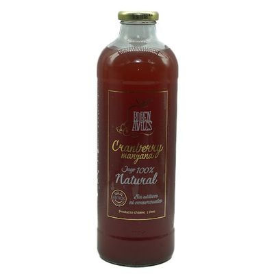 Jugo natural cranberry manzana litro